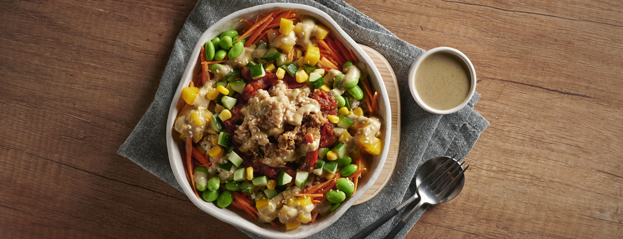 Soya Flakes Pokebowl