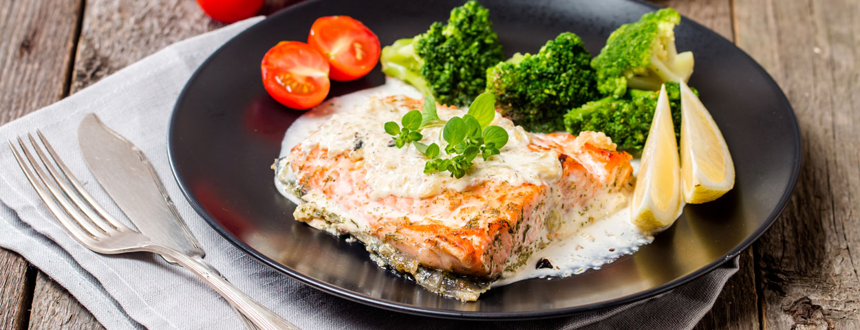 Creamy Sauce Salmon