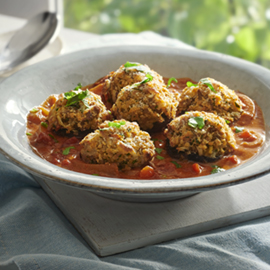 Soya Flakes Stuffed Mushrooms With Curry