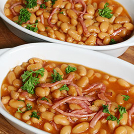 Baked Beans & Beef Bacon