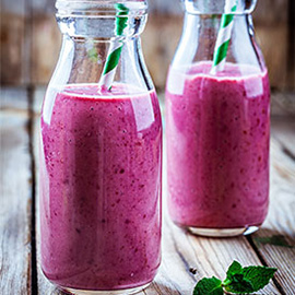 Chilled Coconut & Fruit Smoothie