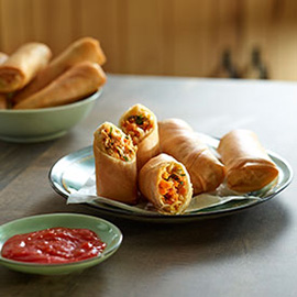 Crispy Tuna Spring Rolls