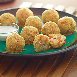 Parmesean Crusted Tuna Rice Ball