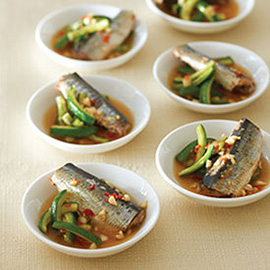 Pickled Cucumbers & Sardines