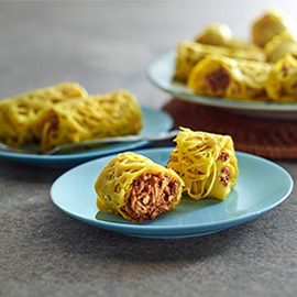 Roti Jala with Sardines