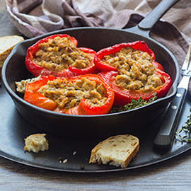 Saba Stuffed Peppers