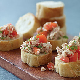 Tuna Tomato Bruschetta